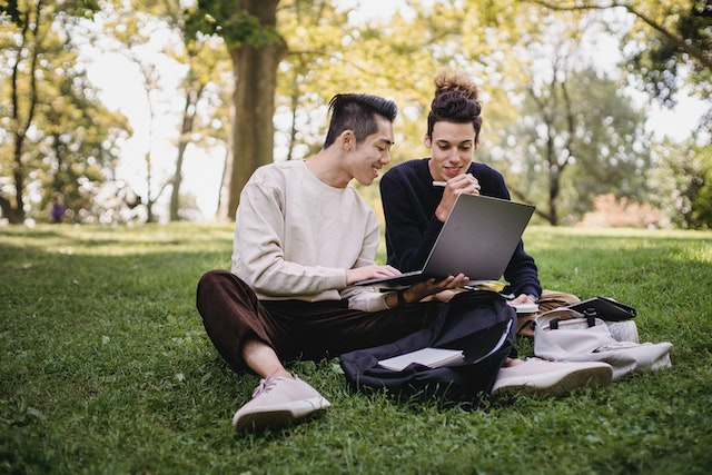 Studieren im Park