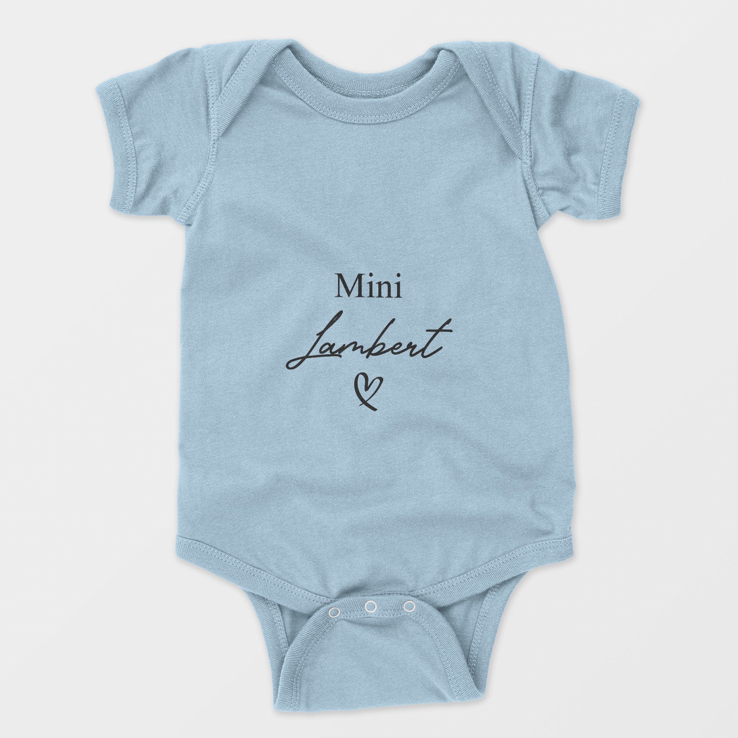 Personalisierter Baby Body Strampler Mini Mit Nachname