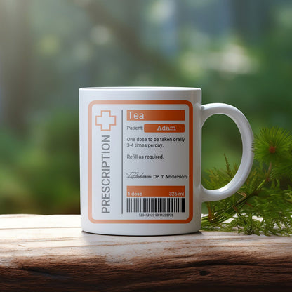 Personalisierte Rezept Tasse