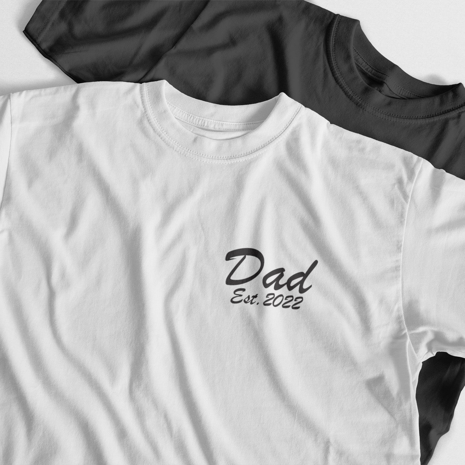 Personalisiertes T-Shirt Dad Est. Mit Geburtsjahr