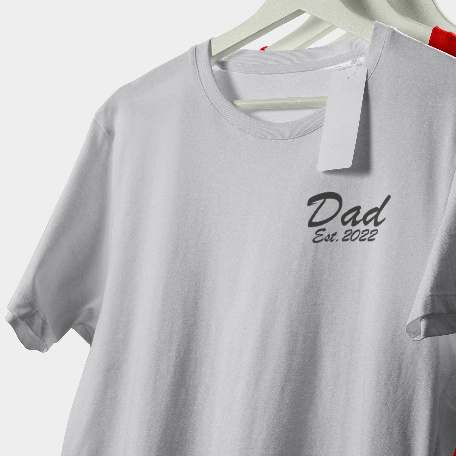 Personalisiertes T-Shirt Dad Est. Mit Geburtsjahr