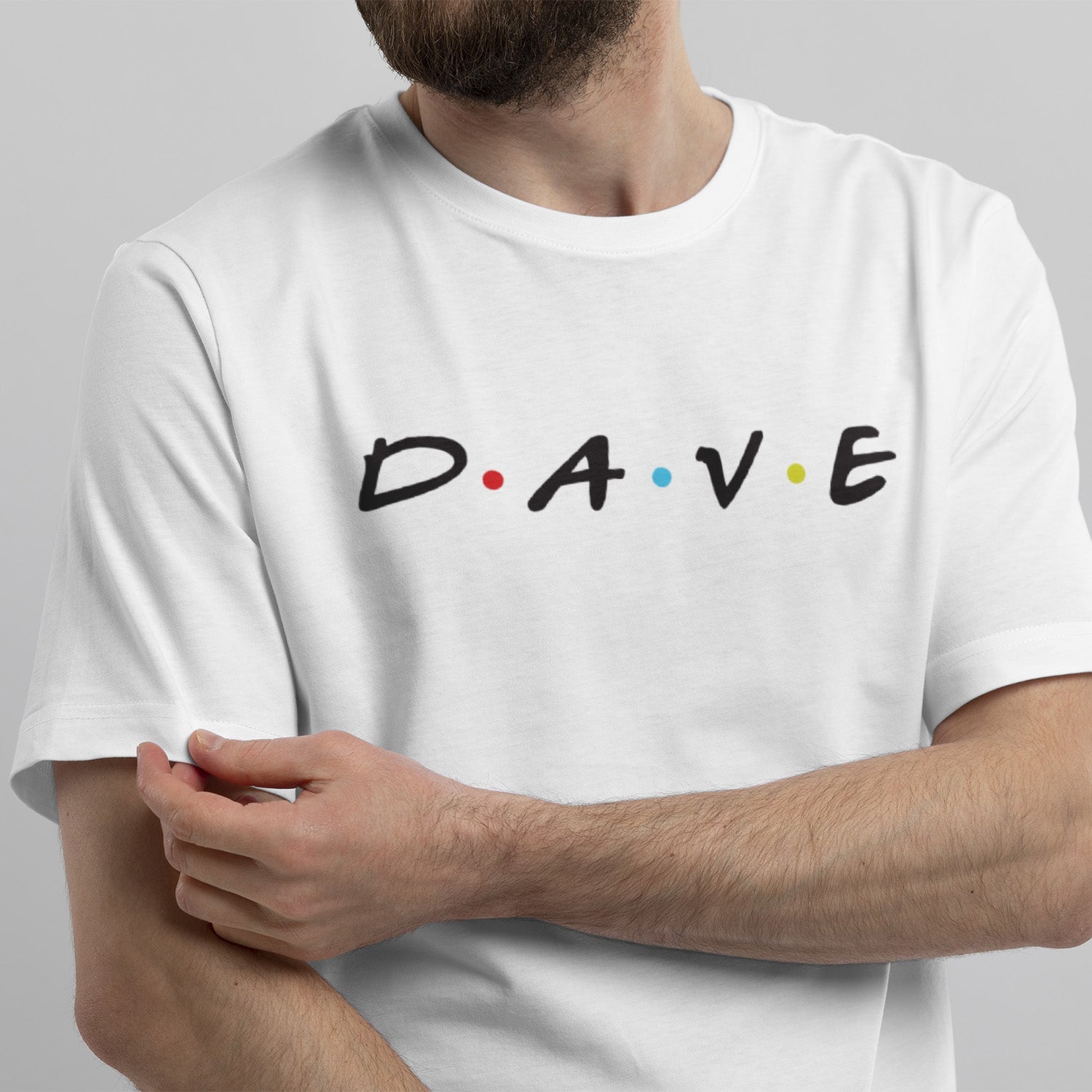 Personalisiertes T-Shirt Mit Name Im Friends Stil