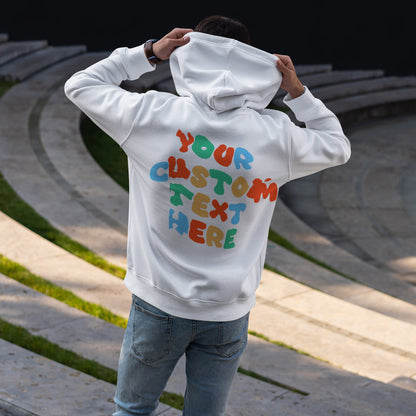 Personalisierter Hoodie Pullover Cartoon Stil Mit Eigenem Text