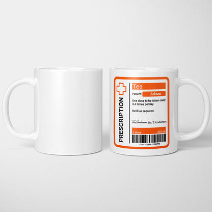 Personalisierte Rezept Tasse