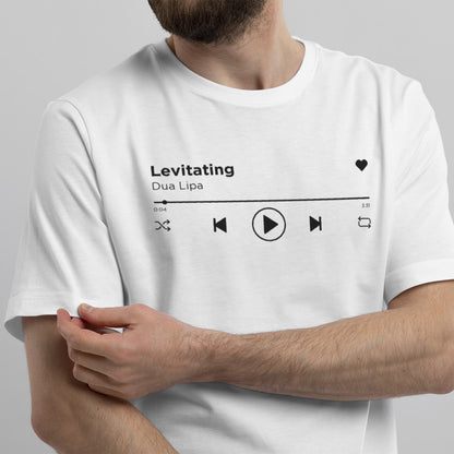 Personalisiertes T-Shirt Musik Spotify Song